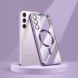 Etui Phoneo Cam Case do MagSafe - Samsung Galaxy S25 - Fioletowe