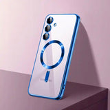 Etui Phoneo Cam Case do MagSafe - Samsung Galaxy S25 - Niebieskie