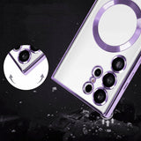 Etui Phoneo Cam Case do MagSafe - Samsung Galaxy S25 Ultra - Fioletowe