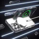 Etui Clear Extra z Podpórką do Magsafe do iPhone 16 Plus - Czarne