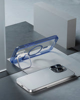 Etui Clear Extra z Podpórką do Magsafe do iPhone 16 Plus - Granatowe