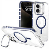 Etui Clear Extra z Podpórką do Magsafe do iPhone 16 Plus - Granatowe