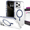 Etui Clear Extra z Podpórką do MagSafe do iPhone 16 Pro Max - Granatowe