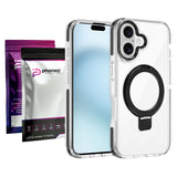 Etui Phoneo Clear Extra v2 - Apple iPhone 16 - Czarne