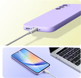 Etui Phoneo Liquid Case - Samsung Galaxy S25 - Lawendowe