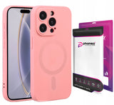 Etui Phoneo Liquid Soft Silicone do MagSafe - iPhone 12 Pro Max - Różowe