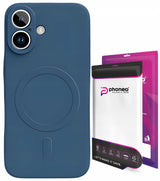 Etui Phoneo Liquid Soft Silicone do MagSafe - iPhone 16 Plus - Niebieskie