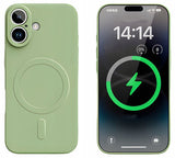 Etui Phoneo Liquid Soft Silicone do MagSafe - iPhone 16 Plus - Zielony