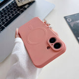 Etui Phoneo Liquid Soft Silicone do MagSafe - iPhone 16 Plus - Różowe