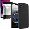 Etui Phoneo Liquid Case - iPhone 16E, Liquid Silicone, Czarny