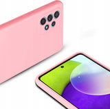 Etui Silikonowe Liquid Silicone - Samsung Galaxy A53 / A53 - Różowe