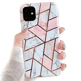 Etui Marble Gold Case - iPhone 12 Pro - Klasyczny