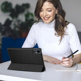 Etui Zamykane z Klapką do Xiaomi Redmi Pad SE 2023 - Czarne