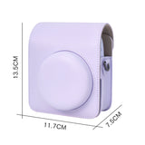 Etui na Fujifilm Instax Mini 12 - Fioletowe + gratis 2 ramki magnetyczne