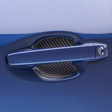 Folia Karbonowa Naklejka Ochronna Pod Klamki Samochodowe - 4 szt.