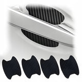 Folia Karbonowa Naklejka Ochronna Pod Klamki Samochodowe - 4 szt.