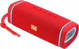 Głośnik Bezprzewodowy LED T&G TG375 (Radio, Bluetooth, Mikrofon) - Czerwony