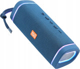 Głośnik Bezprzewodowy LED T&G TG375 (Radio, Bluetooth, Mikrofon) - Niebieski