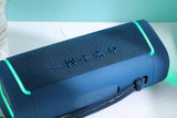 Głośnik Bezprzewodowy LED T&G TG375 (Radio, Bluetooth, Mikrofon) - Niebieski