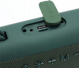 Głośnik Bezprzewodowy LED T&G TG375 (Radio, Bluetooth, Mikrofon) - Zielony