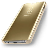 Etui Clear View - Samsung Galaxy S9+ - Złoty