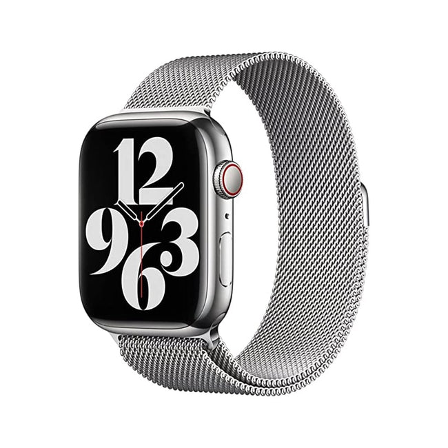 Bransoleta Magnetyczna Apple Watch 38 / 40 / 41 mm - Srebrny