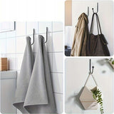 Hak Ścienny Loftowy - Przykręcany - 2szt. - Srebrny v2