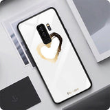 Etui Slim Glass Case - Xiaomi REDMI NOTE 7  - Love White