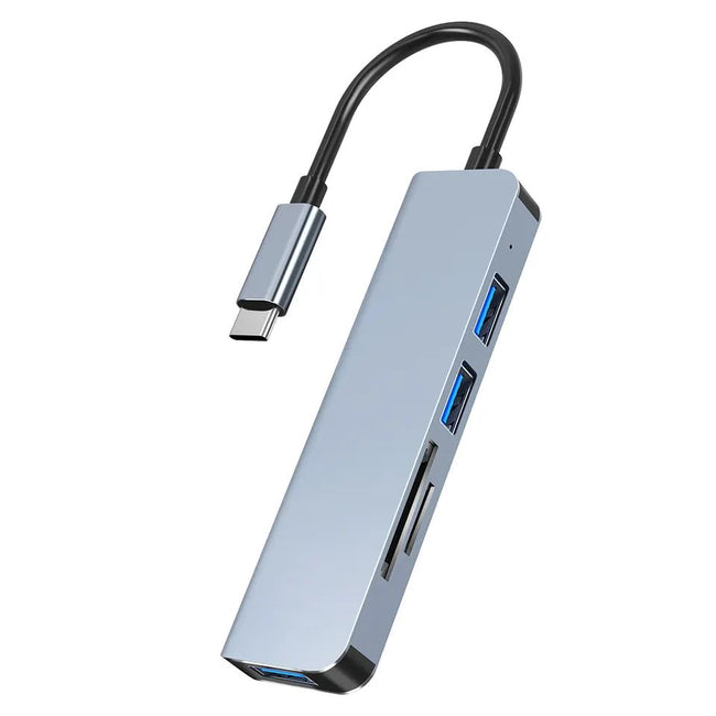 HUB Typ USB-C Rozgałęźnik / Czytnik Kart SD / MICRO SD