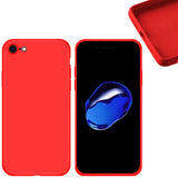 Etui Silikonowe - Liquid Silicone - iPhone XS Max - Czerwony