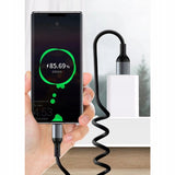 Kabel Phoneo® Sprężynka - USB-C do USB-C - 6A 150CM