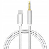 Kabel audio USB-C Mini Jack 3,5 mm 1 m Biały