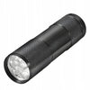 Latarka Ze Światłem UV do Szukania Bursztynów, Paznokci - 195 nm, 9 diod LED