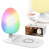 Lampka Nocna Ldnio Y3 - LED RGB, stacja ładująca QI
