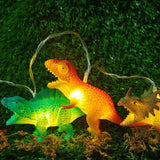 Lampki Nocne Dinozaury LED - Łańcuch