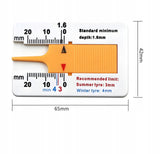 Miernik Tester Wysokości Głębokości Bieżnika Opon