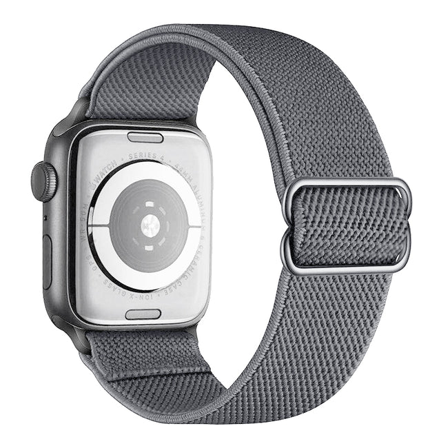 Pasek Materiałowy, Opaska do Apple Watch - 42 / 44 / 45 / 49 mm - Szary