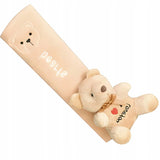 Nakładka na Pas Bezpieczeństwa do Samochodu dla Dzieci - Brązowy Miś