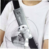 Nakładka na Pas Bezpieczeństwa do Samochodu dla Dzieci - Szary Kotek