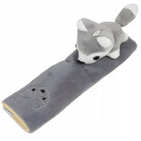 Nakładka na Pas Bezpieczeństwa do Samochodu dla Dzieci - Szary Lisek