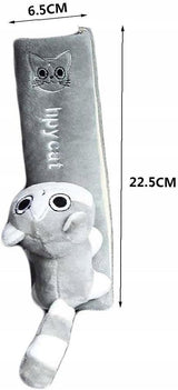 Nakładka na Pas Bezpieczeństwa do Samochodu dla Dzieci - Szary Kotek