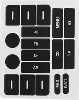 Naklejki Naprawcze na Panel Radia - Volkswagen Passat B5, Golf 5