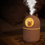 Nawilżacz Powietrza, Dyfuzor, Odświeżacz, Humidifier RGB - Kot Biały