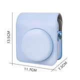 Etui na Fujifilm Instax Mini 12 - Niebieskie + gratis 2 ramki magnetyczne