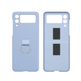 Etui z Ringiem Flip Case do Samsung Galaxy Z Flip 4 - Niebieski