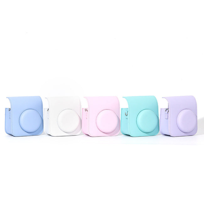 Etui na Fujifilm Instax Mini 12 - Miętowe + gratis 2 ramki magnetyczne