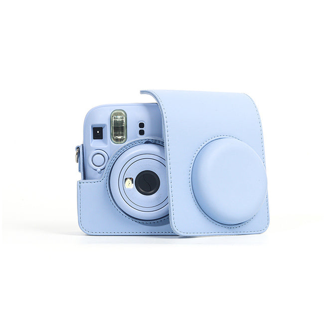 Etui na Fujifilm Instax Mini 12 - Niebieskie + gratis 2 ramki magnetyczne