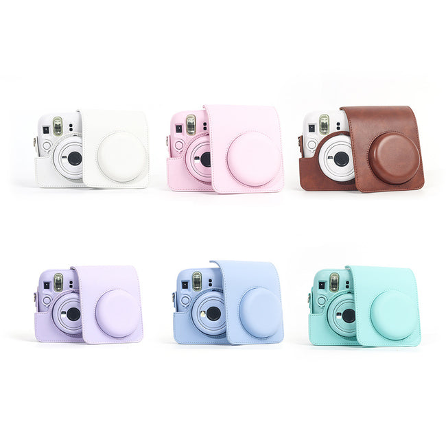 Etui na Fujifilm Instax Mini 12 - Miętowe + gratis 2 ramki magnetyczne