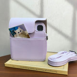 Etui na Fujifilm Instax Mini 12 - Fioletowe + gratis 2 ramki magnetyczne