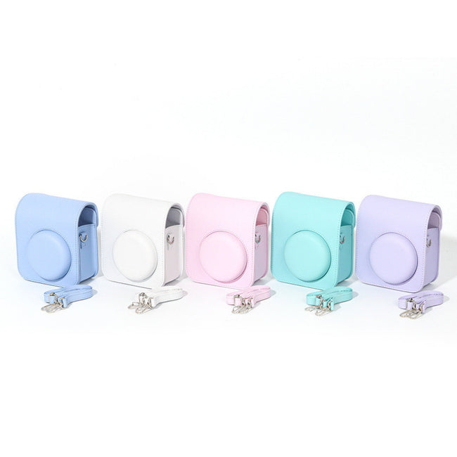 Etui na Fujifilm Instax Mini 12 - Białe + gratis 2 ramki magnetyczne